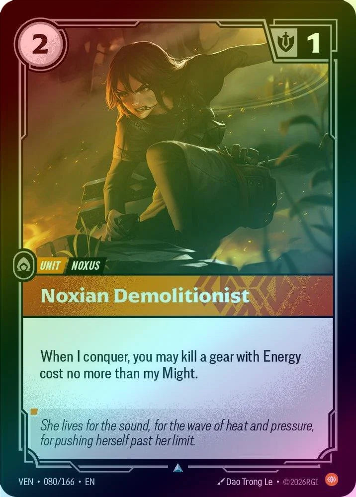 Noxian Demolitionist [Holo] #080/166 - Vendetta