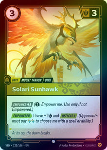 Solari Sunhawk [Holo] #122/166 - Vendetta