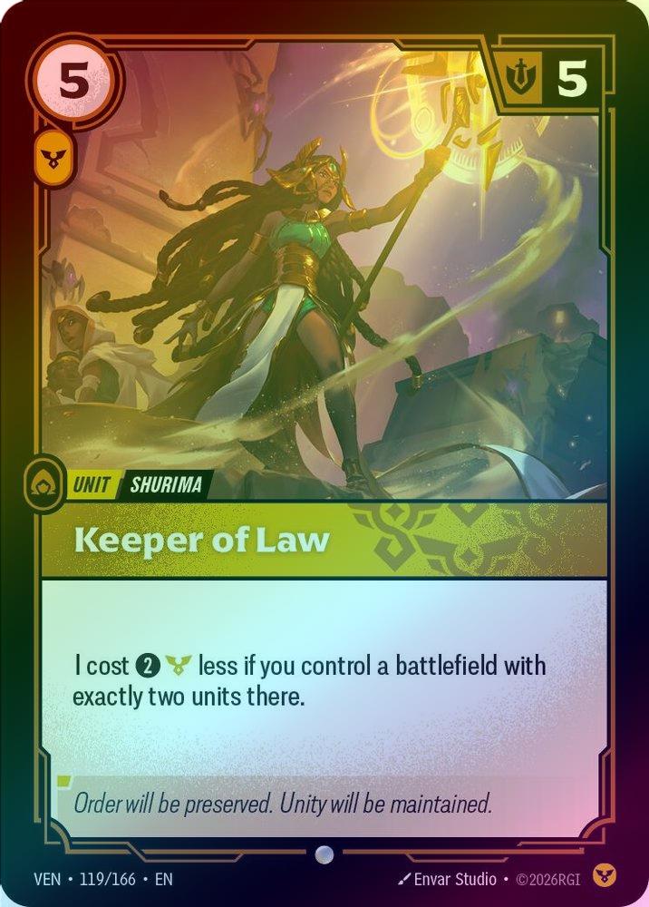 Keeper of Law [Holo] #119/166 - Vendetta