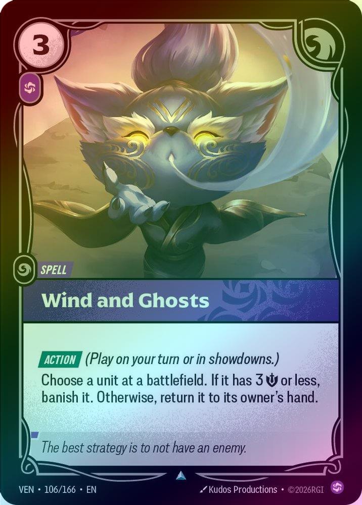 Wind and Ghosts [Holo] #106/166 - Vendetta