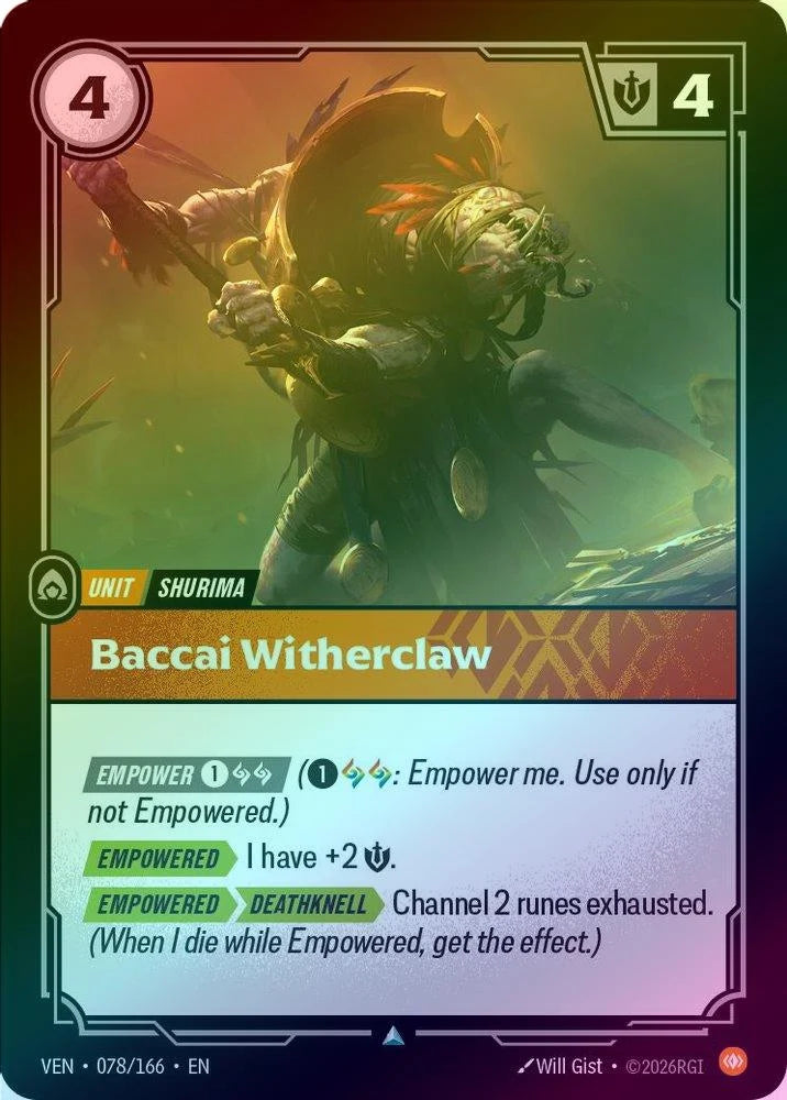 Baccai Witherclaw [Holo] #078/166 - Vendetta