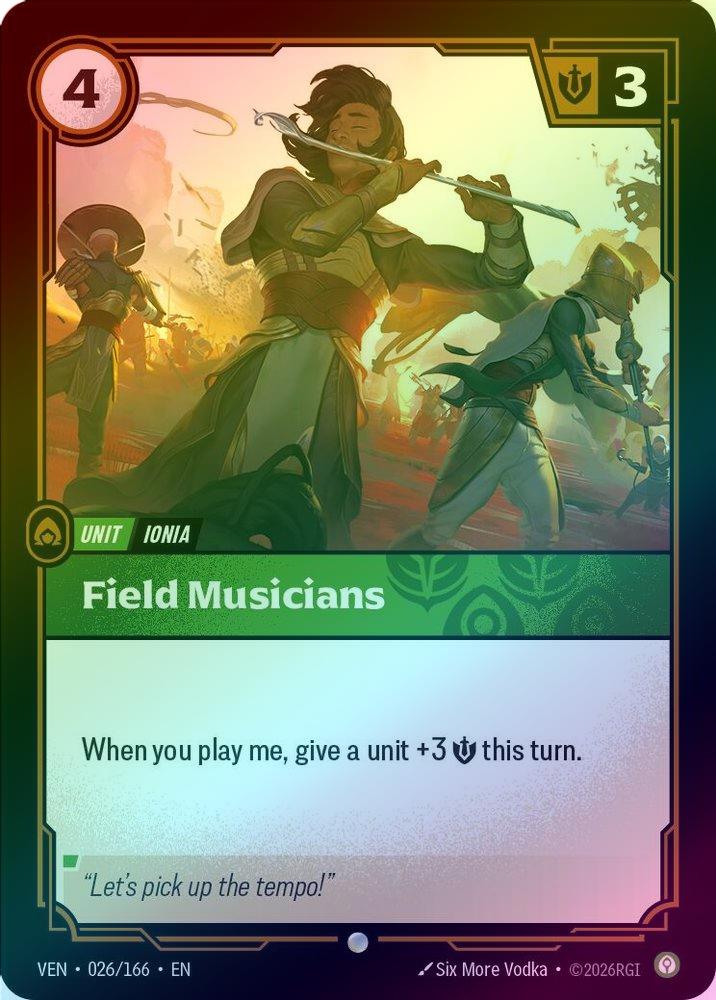 Field Musicians [Holo] #026/166 - Vendetta