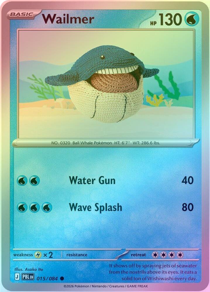 Wailmer [Reverse Holo] #015/084 - Pitch Black