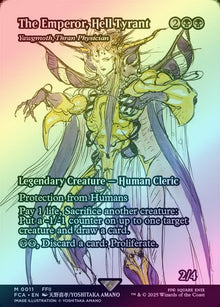 The Emperor, Hell-Tyrant [FINAL FANTASY] Magic The Gathering [0011] Borderless Foil