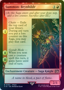 Summon: Brynhildr [FINAL FANTASY] Magic The Gathering [0160] Foil