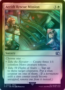 Aerith Rescue Mission [FINAL FANTASY] Magic The Gathering [0005] Foil