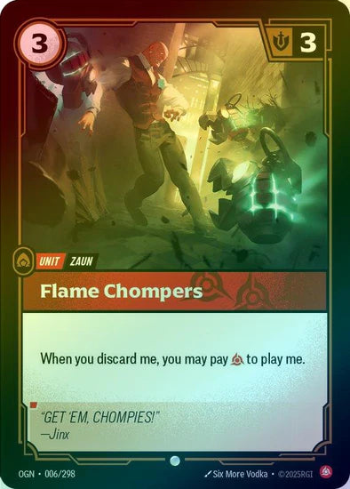Flame Chompers [Foil] #006/298 - Origins