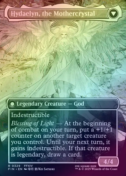 Venat, Heart of Hydaelyn // Hydaelyn, the Mothercrystal [FINAL FANTASY] Magic The Gathering [0258] Bordless Foil