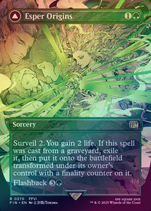 Esper Origins // Summon: Esper Maduin [FINAL FANTASY] Magic The Gathering [0370] Borderless Foil