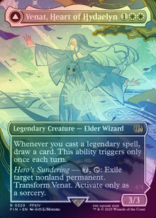 Venat, Heart of Hydaelyn // Hydaelyn, the Mothercrystal [FINAL FANTASY] Magic The Gathering [0258] Bordless Foil