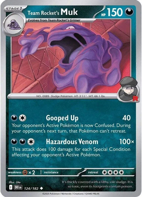 Team Rocket's Muk [Uncommon] #124/182 - Destined Rivals