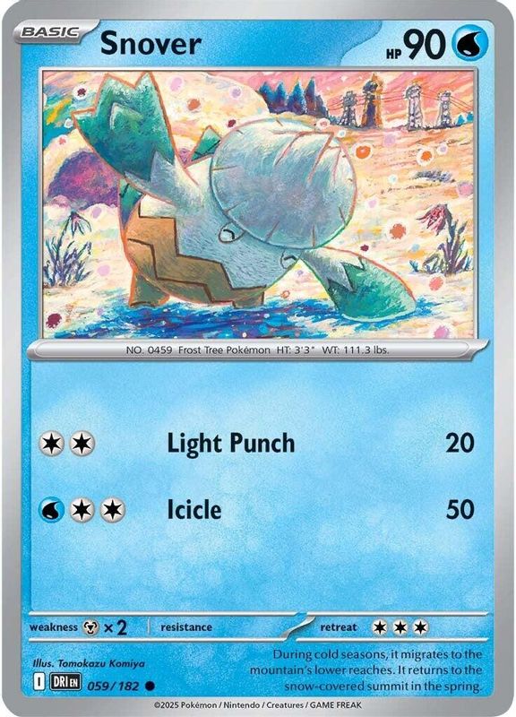 Snover [Common] #059/182 - Destined Rivals