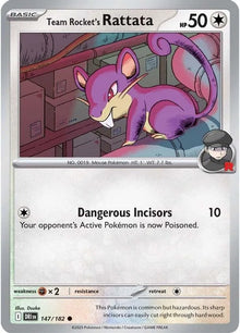 Team Rocket's Rattata [Common] #147/182 - Destined Rivals