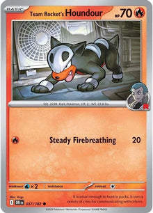 Team Rocket's Houndour [Common] #037/182 - Destined Rivals