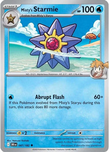 Misty's Starmie [Uncommon] #047/182 - Destined Rivals