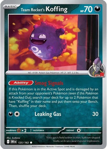 Team Rocket's Koffing [Common] #125/182 - Destined Rivals