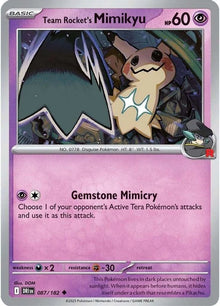 Team Rocket's Mimikyu [Uncommon] #087/182 - Destined Rivals