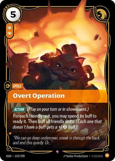 Over Operation [Rare] #153/298 - Origins