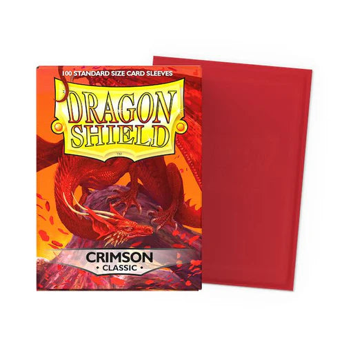Dragon Shield: Classic Crimson Sleeves (100ct)