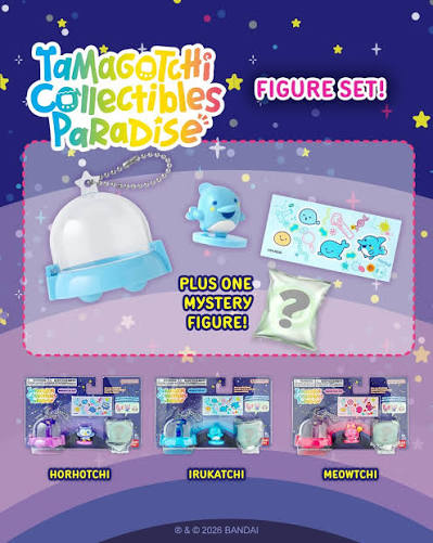 Tamagotchi Collectibles Paradise Figure Set