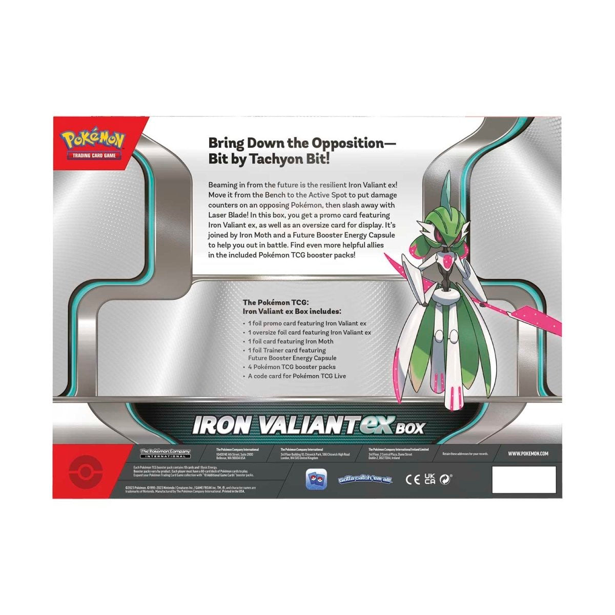 Pokemon: Iron Valiant ex Box