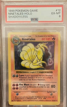 Ninetales [Shadowless] #12/102 - Pokemon Base Set [PSA 6 SLAB]