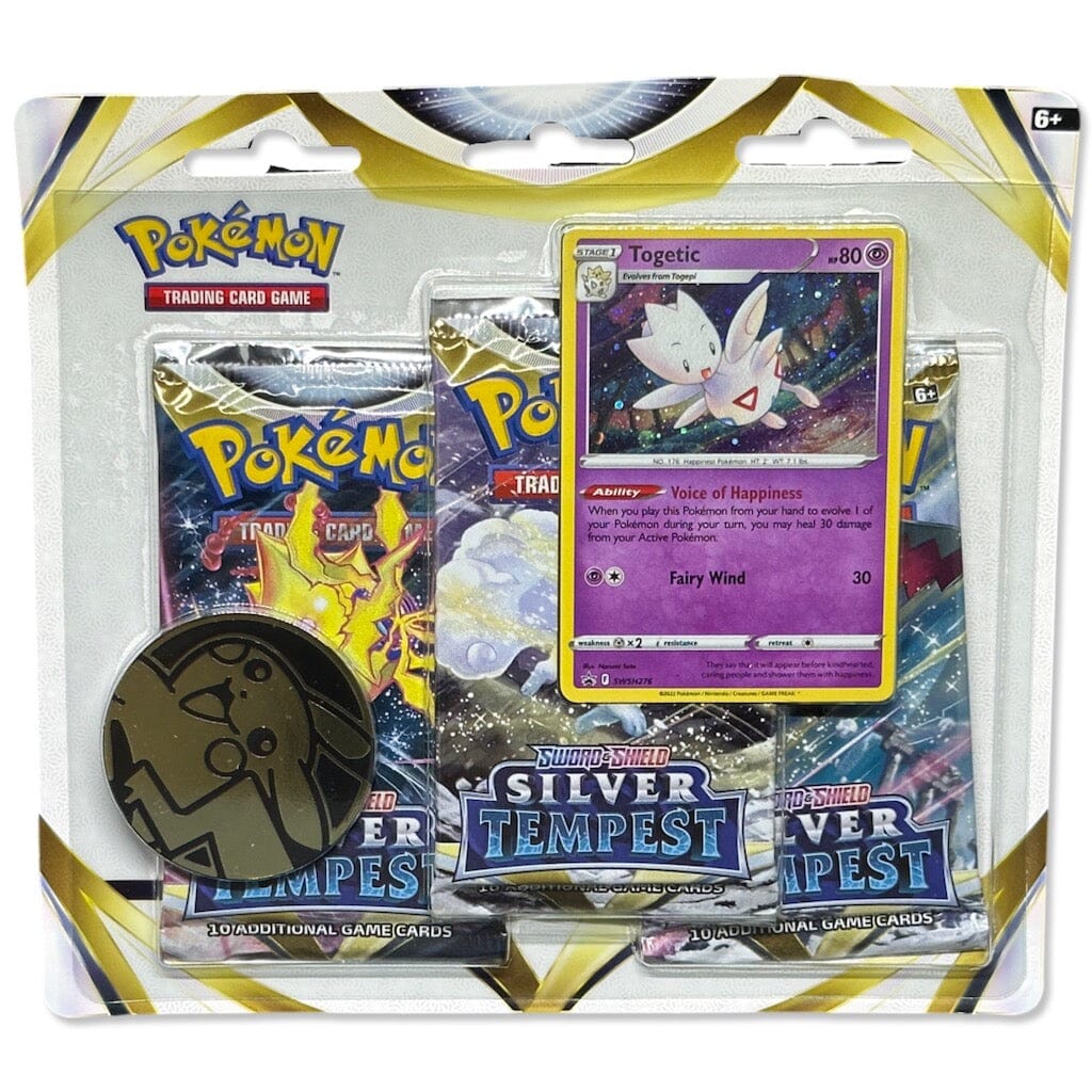 Pokemon: Sword & Shield - Silver Tempest 3 Pack Blister