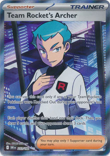 Team Rocket's Archer [Full Art Ultra Rare] #223/182 - Destined Rivals
