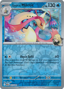 Cynthia's Milotic [Reverse Holo] #053/182 - Destined Rivals