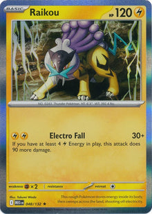 Raikou [Rare] #048/132 - Mega Evolution