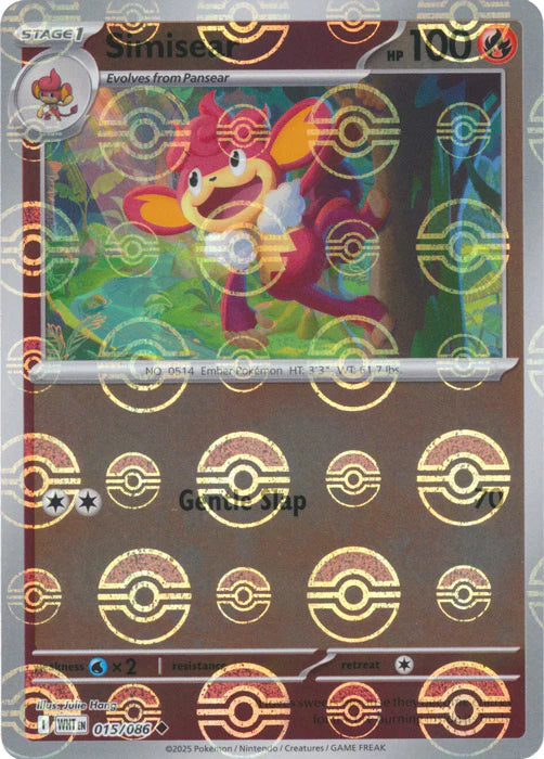 Simisear [Poke Ball] #015/086 - White Flare