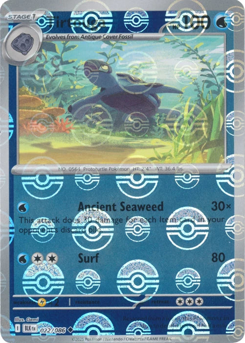 Tirtouga [Poke Ball] #022/086 - Black Bolt