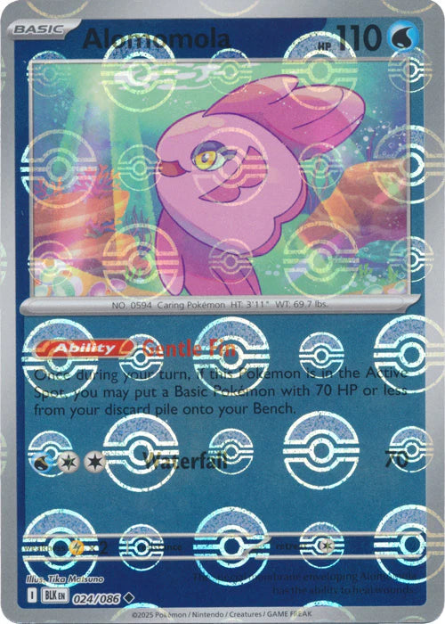 Alomomola [Poke Ball] #024/086 - Black Bolt