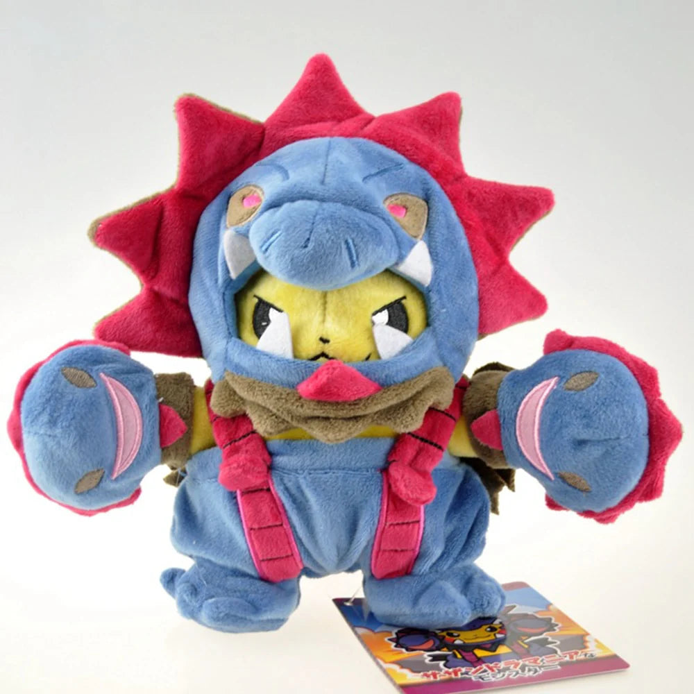 Pikachu Hydreigon Poncho Plush