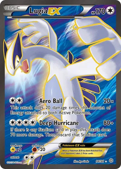 Lugia EX [Full Art Ultra Rare] # 94/98 - Ancient Origins