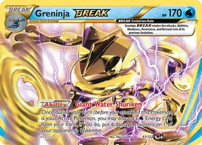 Greninja BREAK [Rare] #41/122 - BREAKpoint