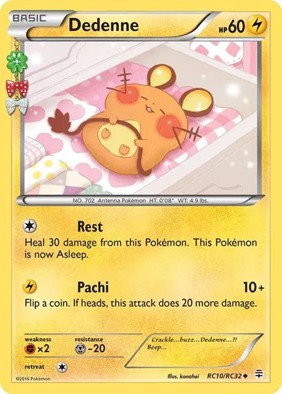Dedenne [PSA 6 Slab] RC10/RC32 - Generations: Radiant Collection