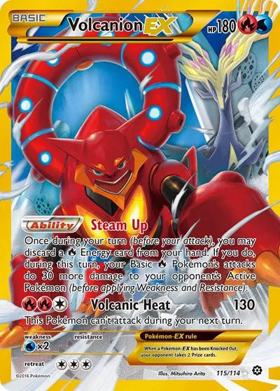 Volcanion EX [Secret Rare] 115 - Steam Siege