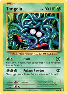 Tangela [Reverse Holo] 8/108 - Evolutions