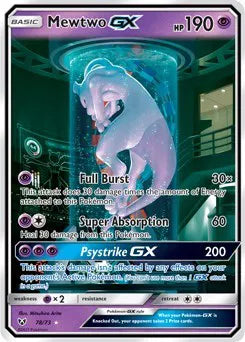 Mewtwo GX [Secret] 78/73 - Shining Legends