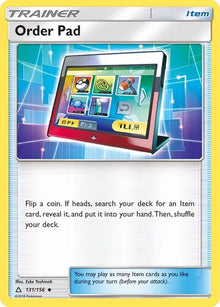 Order Pad [Reverse Holo] 131/156 - Ultra Prism