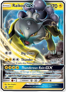 Raikou GX [Promo] SM121 - Sun & Moon