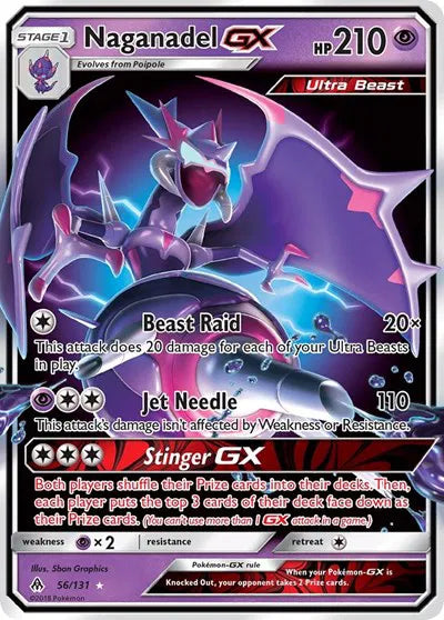 Naganadel GX Forbidden Light Ultra Rare 56