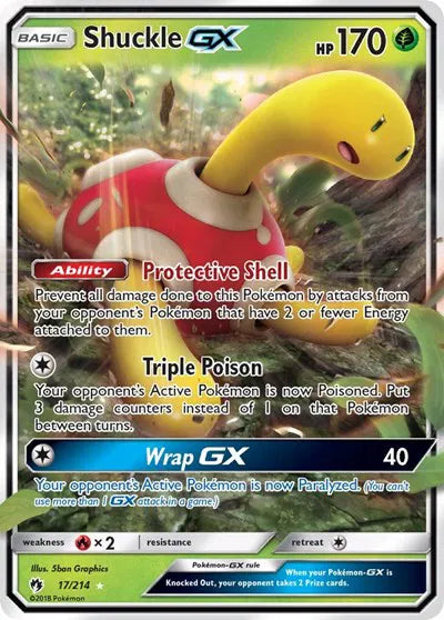 Shuckle GX [Ultra Rare] #17/214 - Lost Thunder