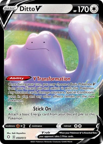 Ditto V [Ultra Rare] 050/072 -  Shining Fates