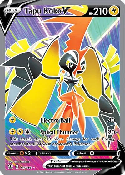 Tapu Koko V [Ultra Rare] 147/163 - Battle Styles