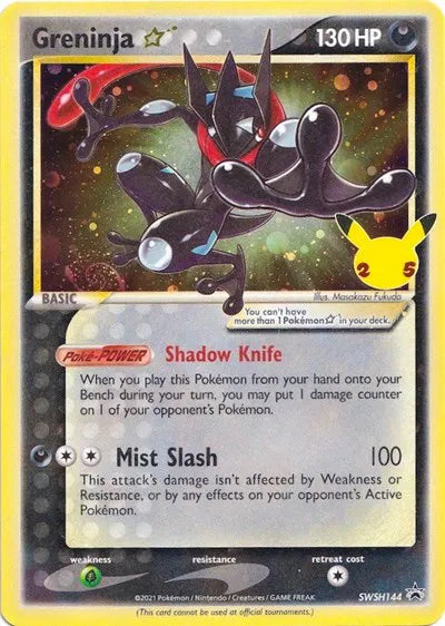Greninja Star [PSA 6 Slab] SWSH144 - Sword & Shield Promo