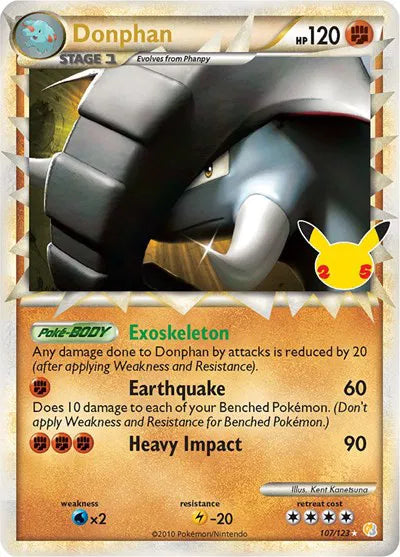 Donphan [Holo] #107/123 - Pokemon Celebrations
