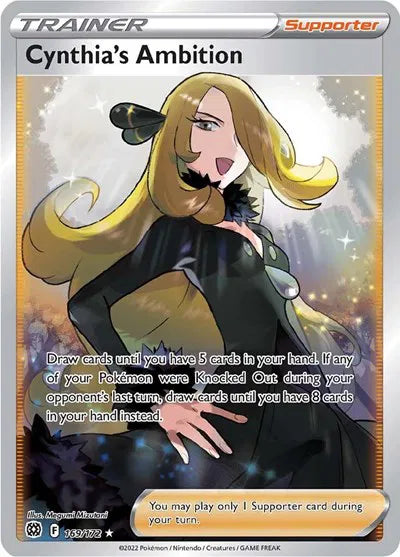 Cynthia's Ambition [Full Art] #169/172 - Brilliant Stars