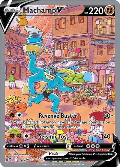 Machamp V [Alternate Full Art] 172/189 - Astral Radiance